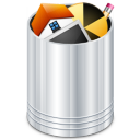 Recycle Bin (Full) Icon 128x128 png